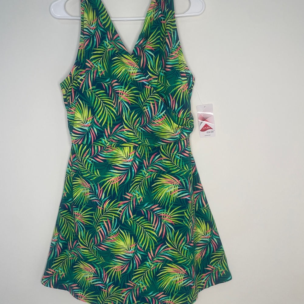 Lands' End Teal Swim Top